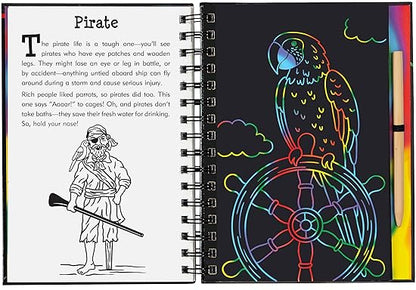 Scratch & Sketch Pirates Trace Along