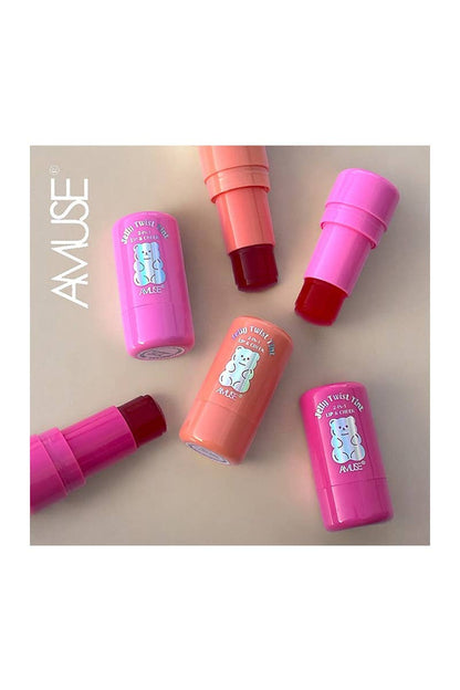 Amuse Jelly Twist 2-in-1 Lip & Cheek Tint