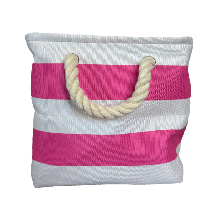 Striped Canvas Tote - 3 Colors