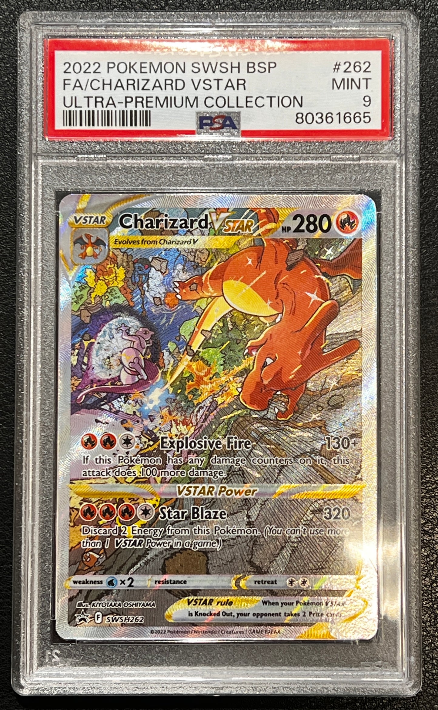 Pokemon Charizard Vstar PSA 9