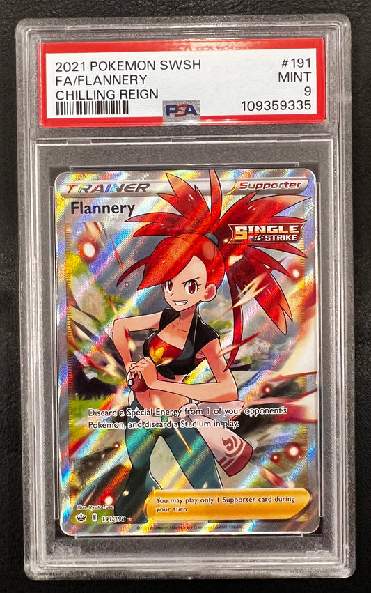 Pokemon Flannery #191 PSA Mint 9