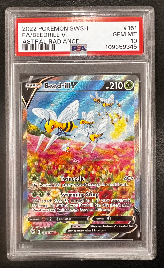 Pokemon Beedrill V 161 PSA 10