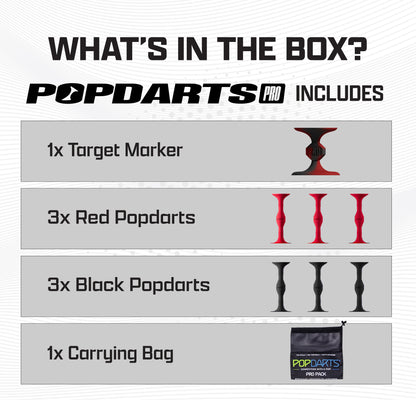 Popdarts Pro Red and Black