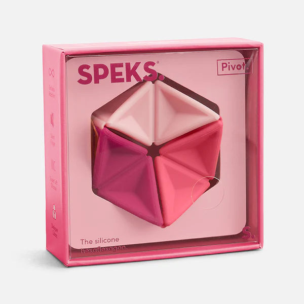 Speks Pivot Silicone Flexagon Assorted