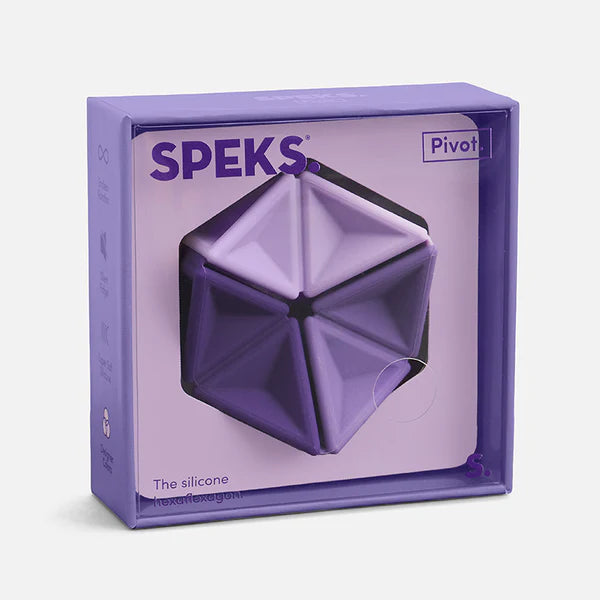 Speks Pivot Silicone Flexagon Assorted