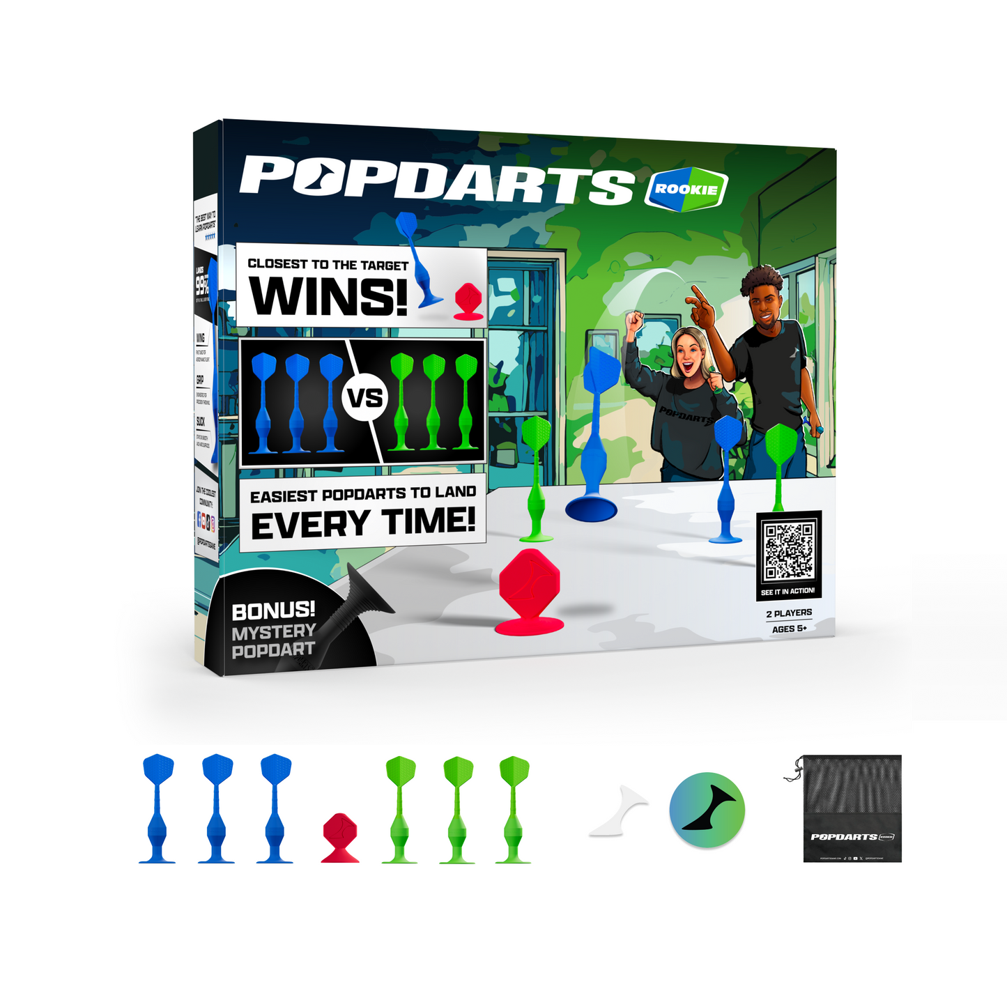 Popdarts Rookie Blue Green