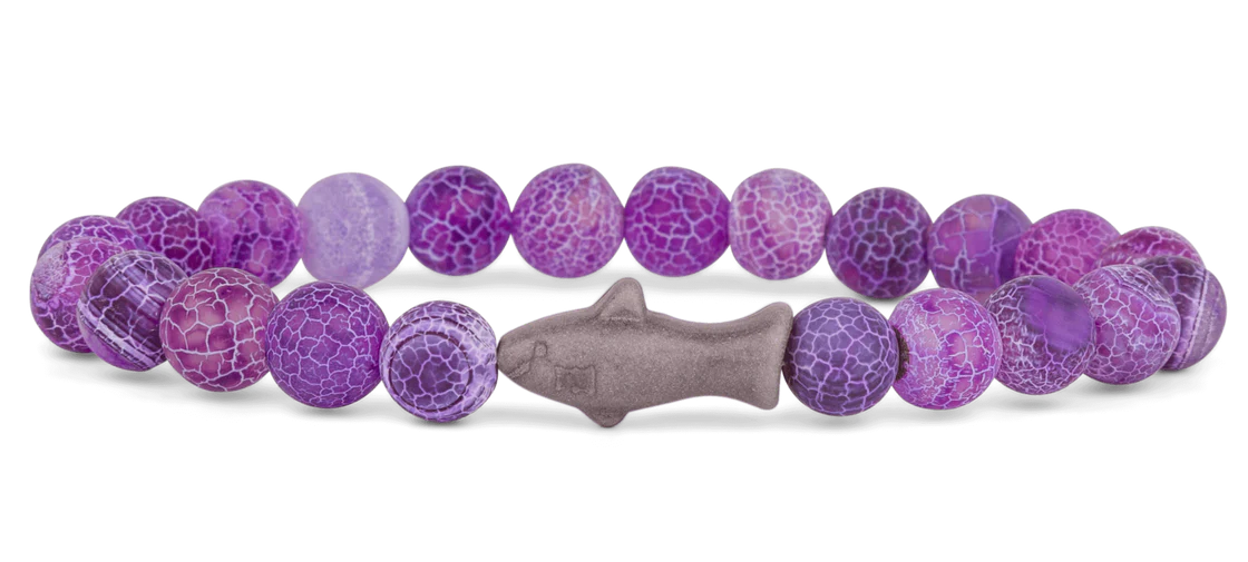 Coral Reef Violet Shark Bracelet