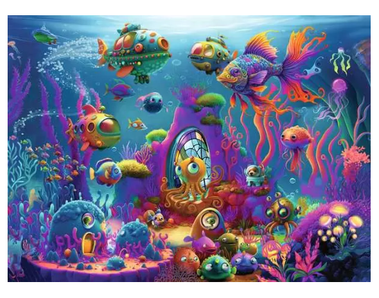 Aliens Ocean 150 Pc