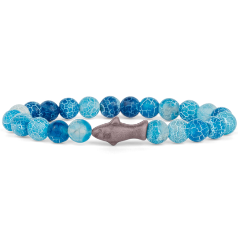 Aqua Blue Shark Bracelet