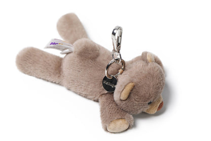 McHugs Lazy Bear Stuffed Animal Bag Charm