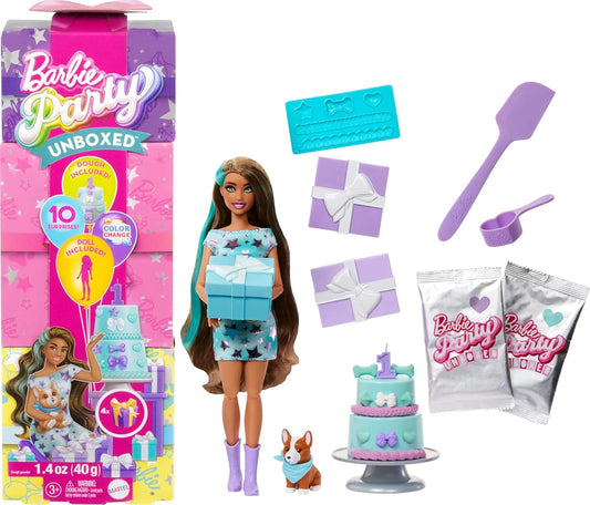 Barbie Party Unboxed Pet Birthday