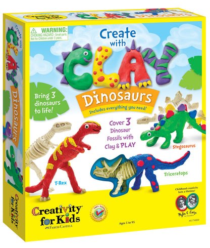 * Create with Clay Dinosa