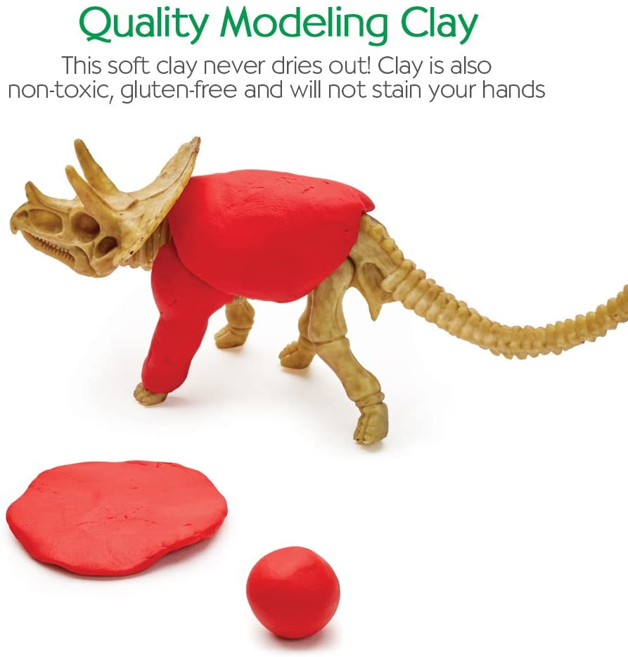 * Create with Clay Dinosa