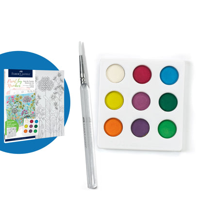 Watercolor Paint by Number Farm House