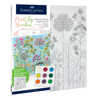 Watercolor Paint by Number Farm House