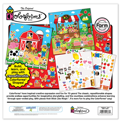 Colorforms Play Set - Farm (6ct)