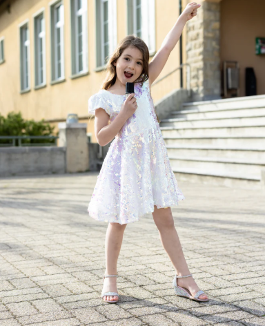 Sequins Concert Queen Dress Size 7-8