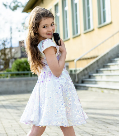 Sequins Concert Queen Dress Size 7-8