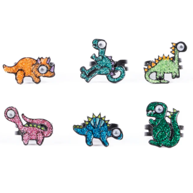 Dinosaur Spinner Rings
