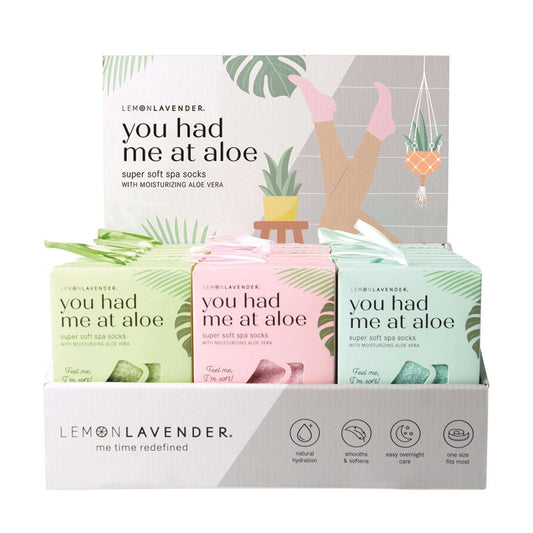 Lemon Lavender Aloe Socks