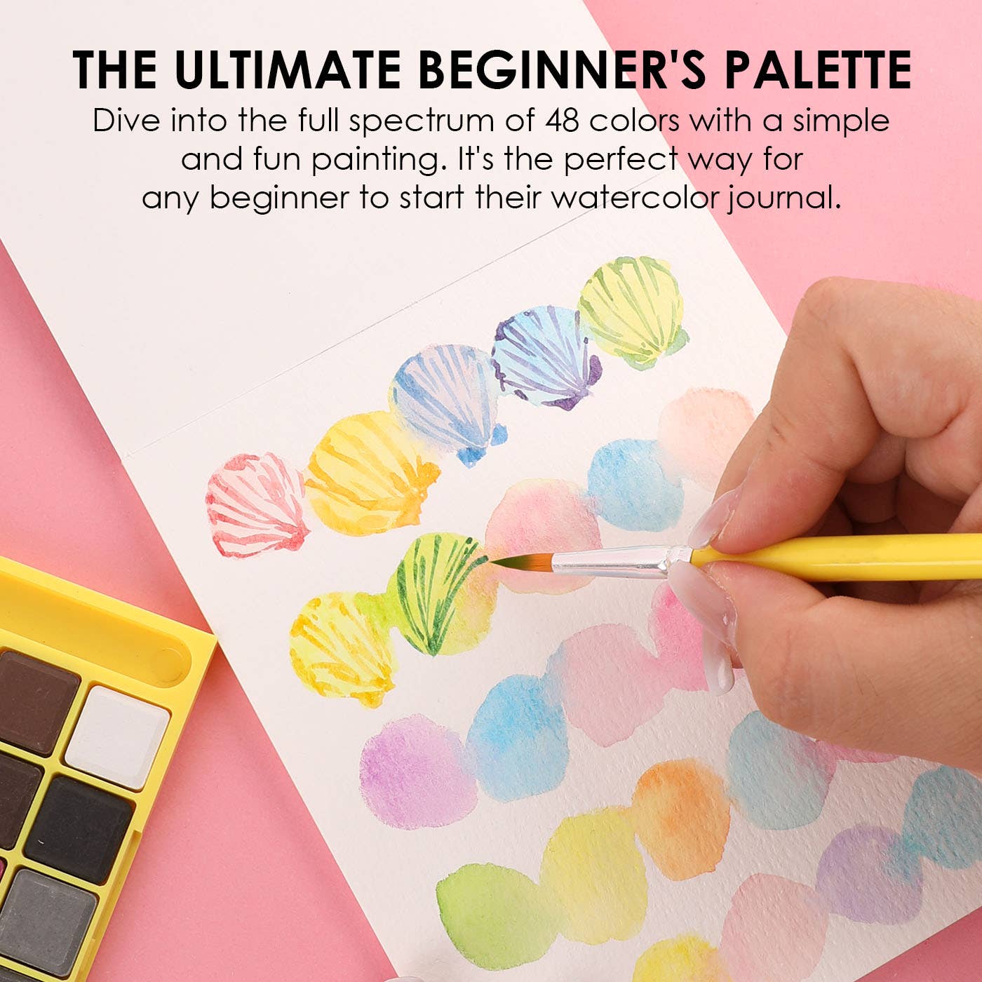 All-In-One Watercolor Set of 48