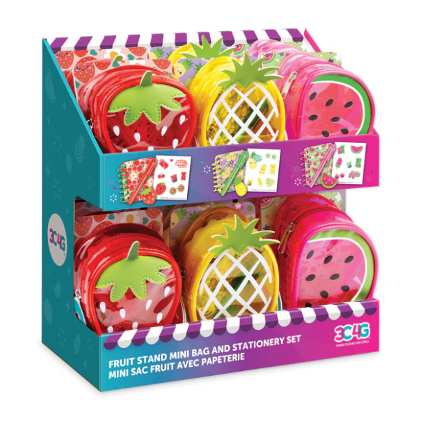 Fruit Stand Mini Bag and Stationary Set