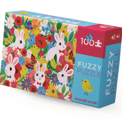100-pc Fuzzy Puzzle/Bunny
