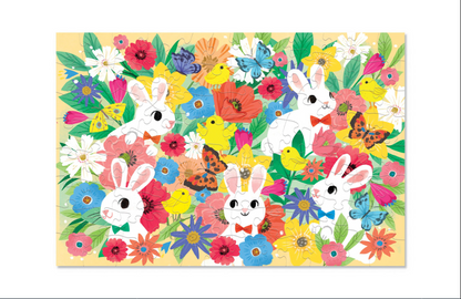 100-pc Fuzzy Puzzle/Bunny