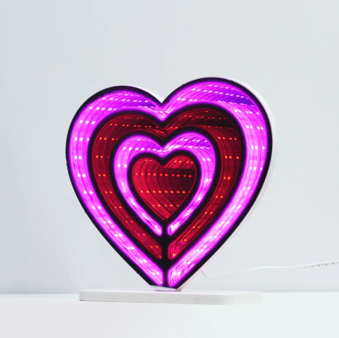 Infinity Mirror Heart