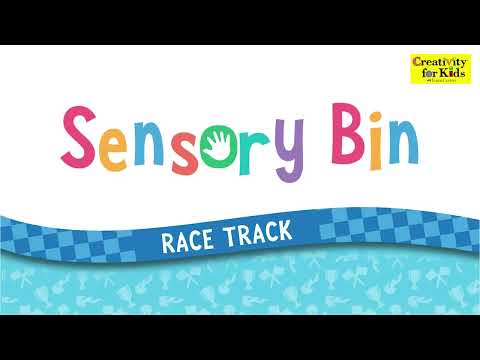 * Sensory Bin Race Track