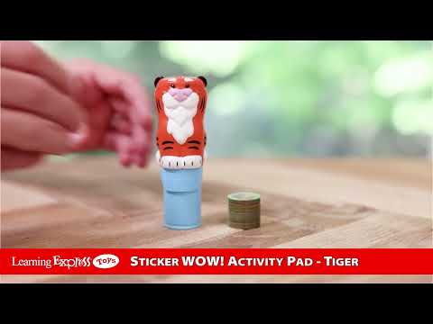 Sticker Wow!™ Activity Pad & Sticker Stamper - Tiger
