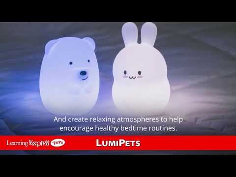 Lumipets® Bear with Remote - Children's Nursery Touch Night Light