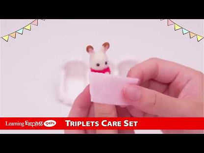Calico Critters Triplets Care Set