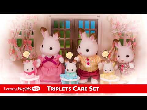 Calico Critters Triplets Care Set