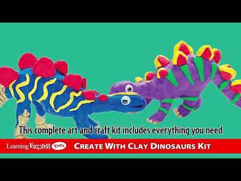 * Create with Clay Dinosa