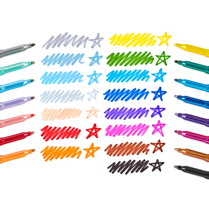 Rainbow Glitt Markers 063