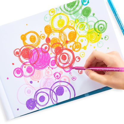 Rainbow Glitt Markers 063