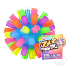 Light Up Rainbow Spiky
