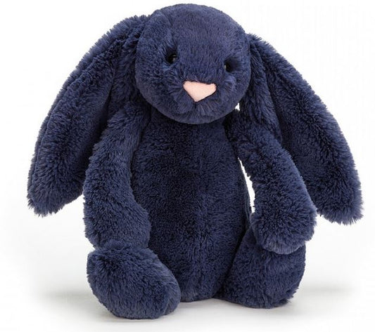Bashful Navy Bunny Med