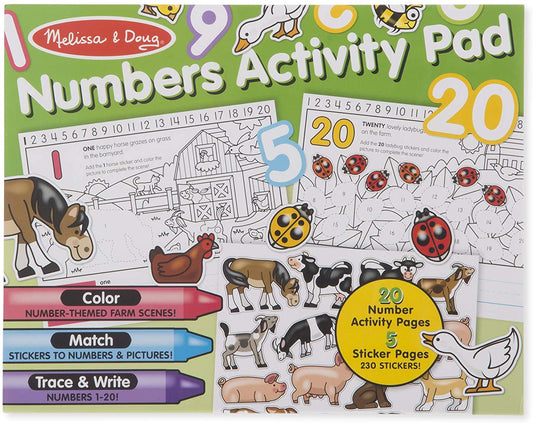 Number Sticker Activity P