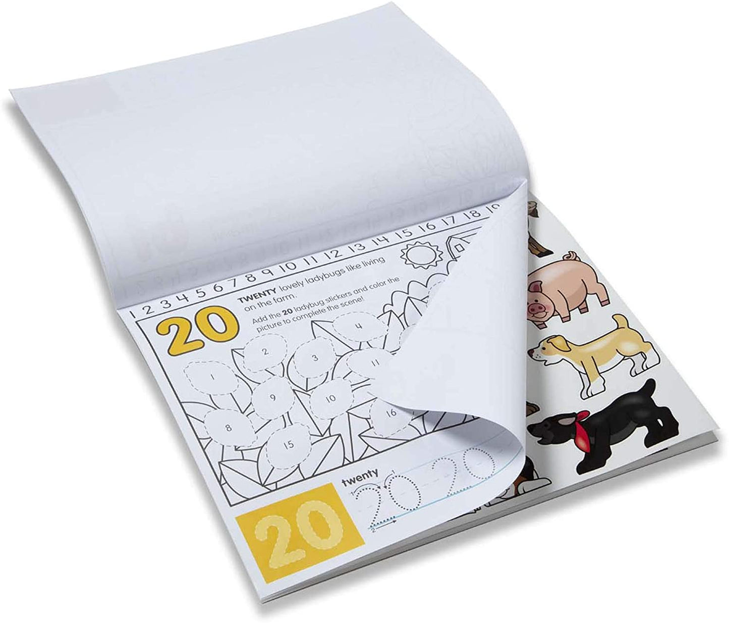 Number Sticker Activity P