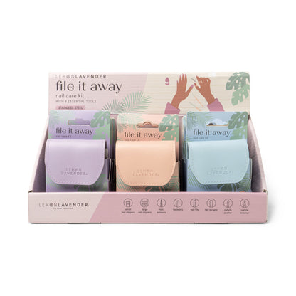 Lemon Lavender Nail Care Kit