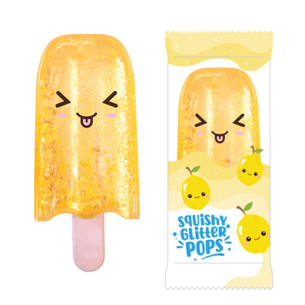 Squishy Glitter Pops