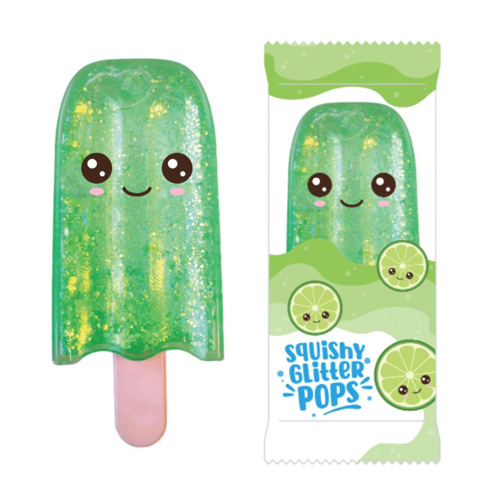 Squishy Glitter Pops