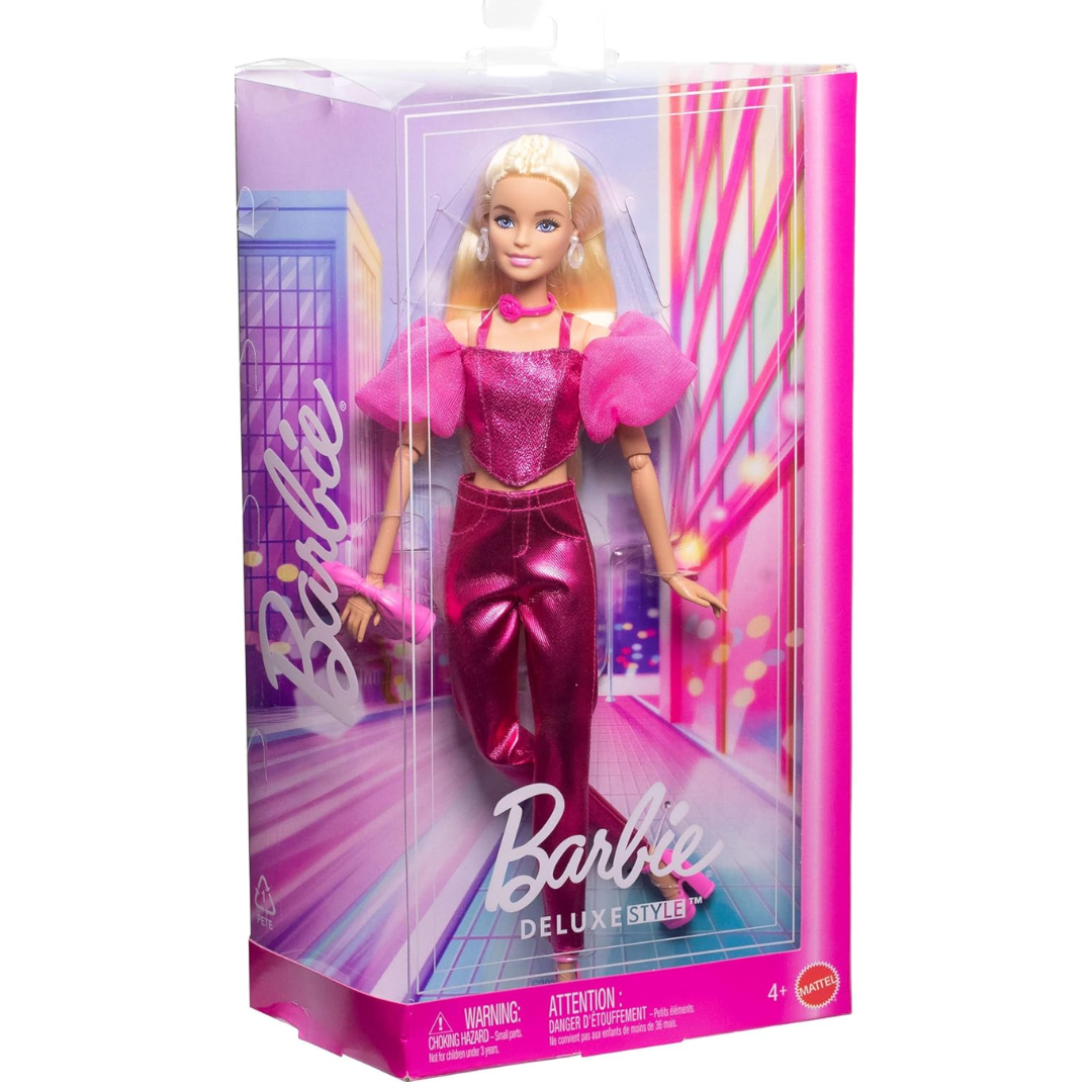 Barbie Deluxe Metallic Pink Outfit