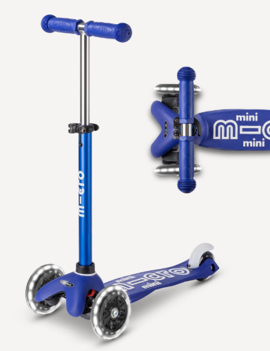 Mini Led Blue White Scooter