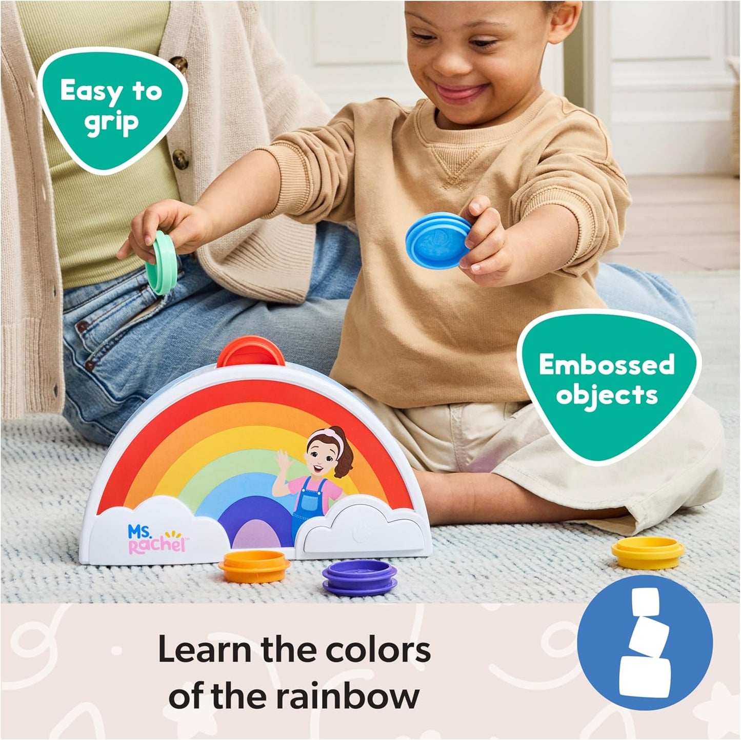 Ms. Rachel Rainbow Color Sorter