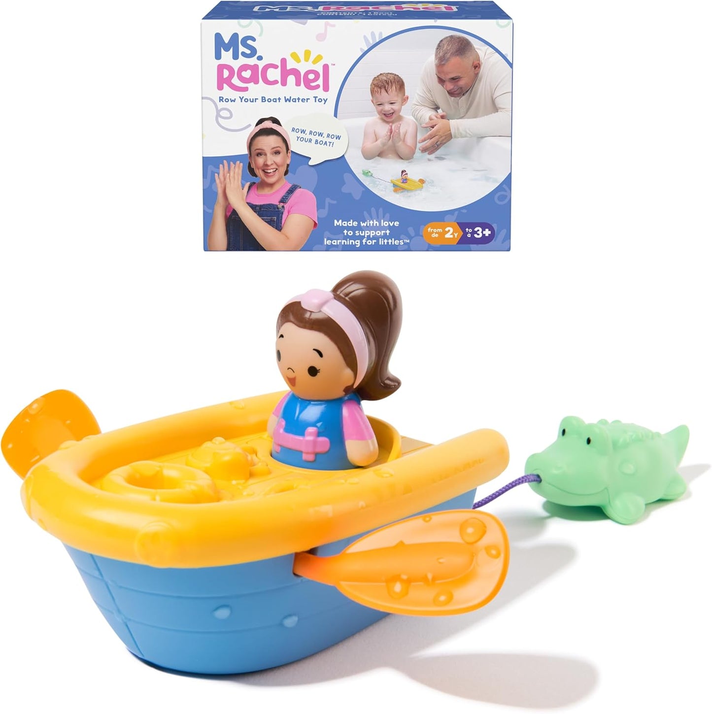 Ms. Rachel Row Your Boat Bath Toy