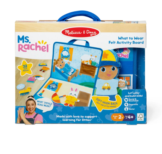 Ms. Rachel What to Wear Felt Activity Board