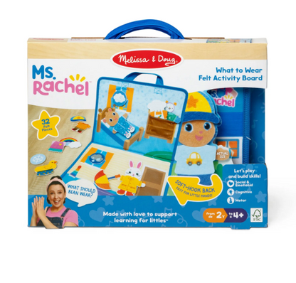 Ms. Rachel What to Wear Felt Activity Board